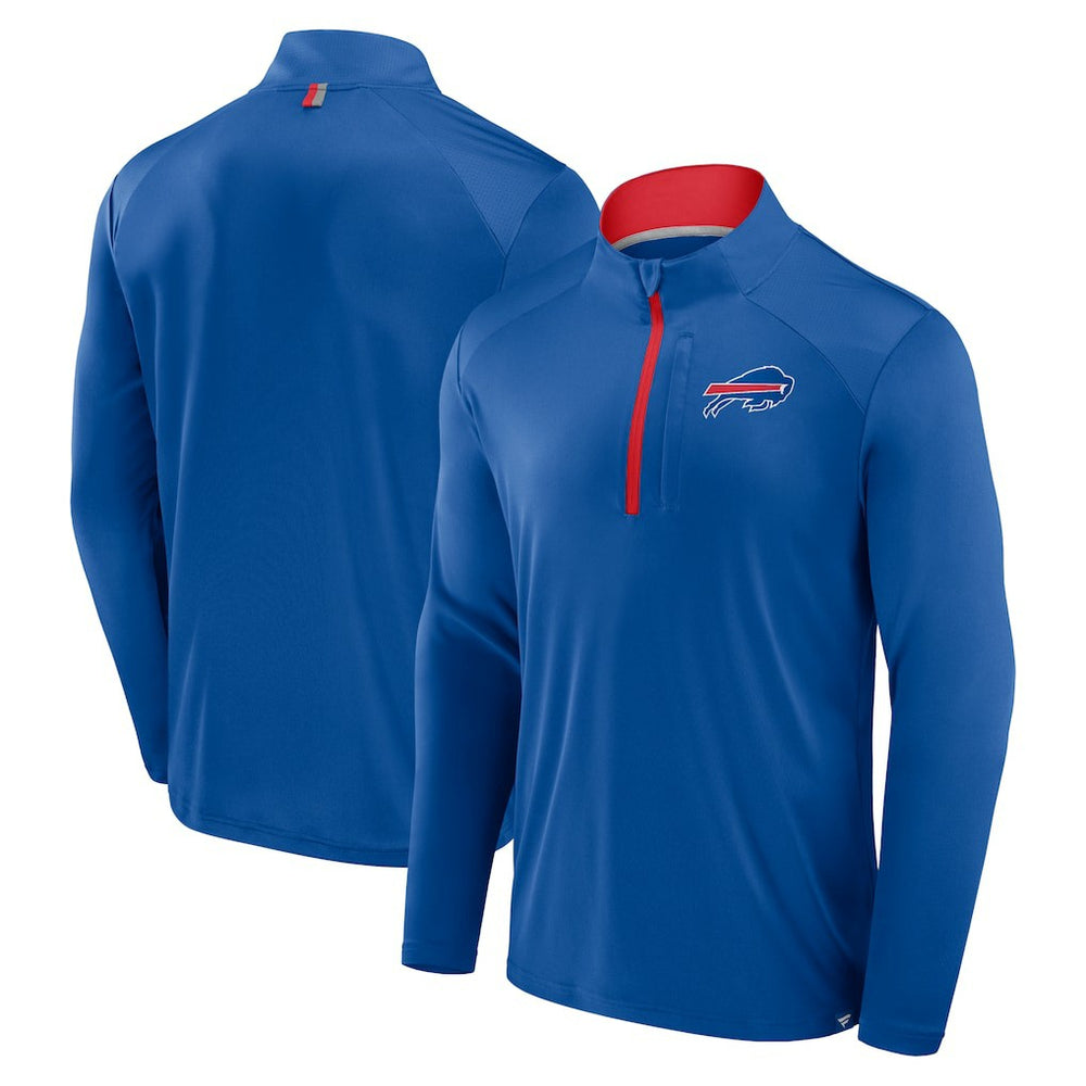 Buffalo Bills Defender Long Sleeve Quarter-Zip Jacket - Royal on sale