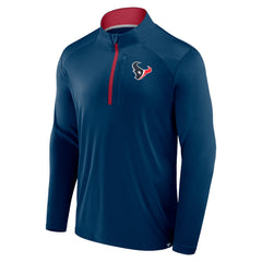 Houston Texans Defender Long Sleeve Quarter-Zip Jacket - Navy for sale