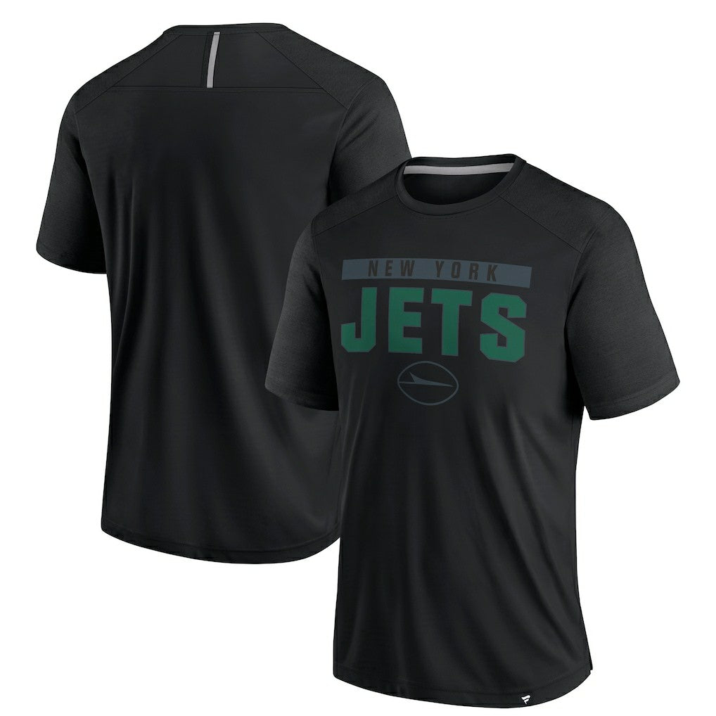 New York Jets Defender Blackout T-Shirt - Black cheap