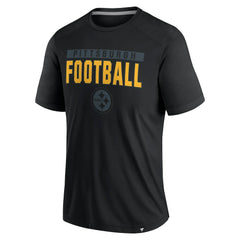 Pittsburgh Steelers Defender Blackout T-Shirt - Black on sale