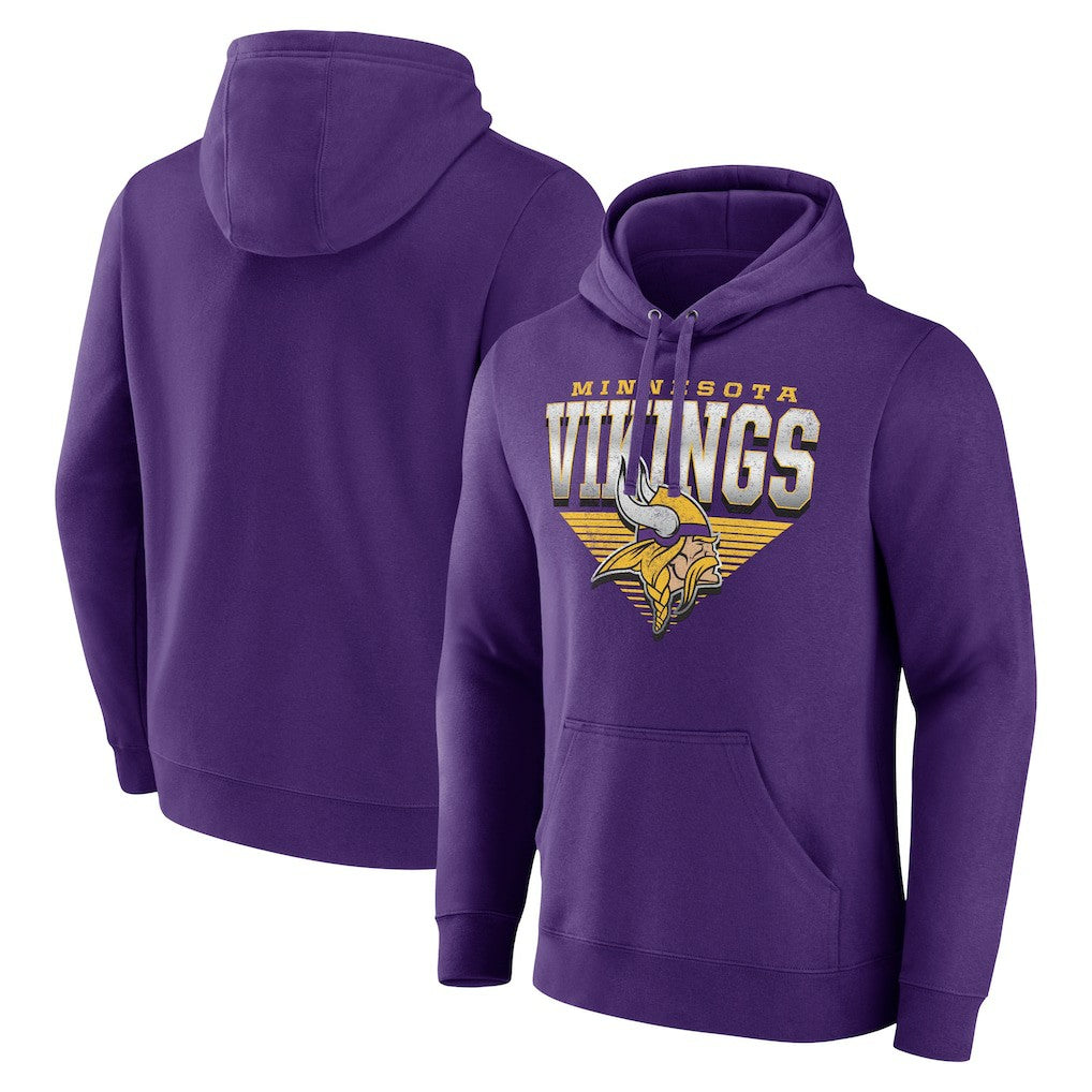 Minnesota Vikings Geometric Chrome Pullover Hoodie - Purple online