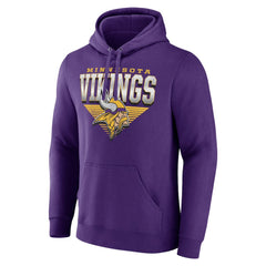 Minnesota Vikings Geometric Chrome Pullover Hoodie - Purple online