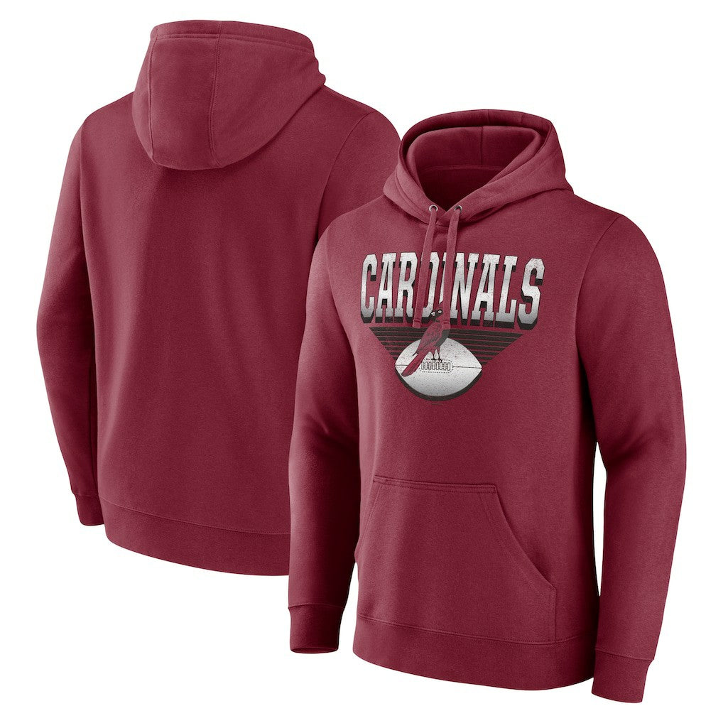 Arizona Cardinals Geometric Chrome Pullover Hoodie - Cardinal online