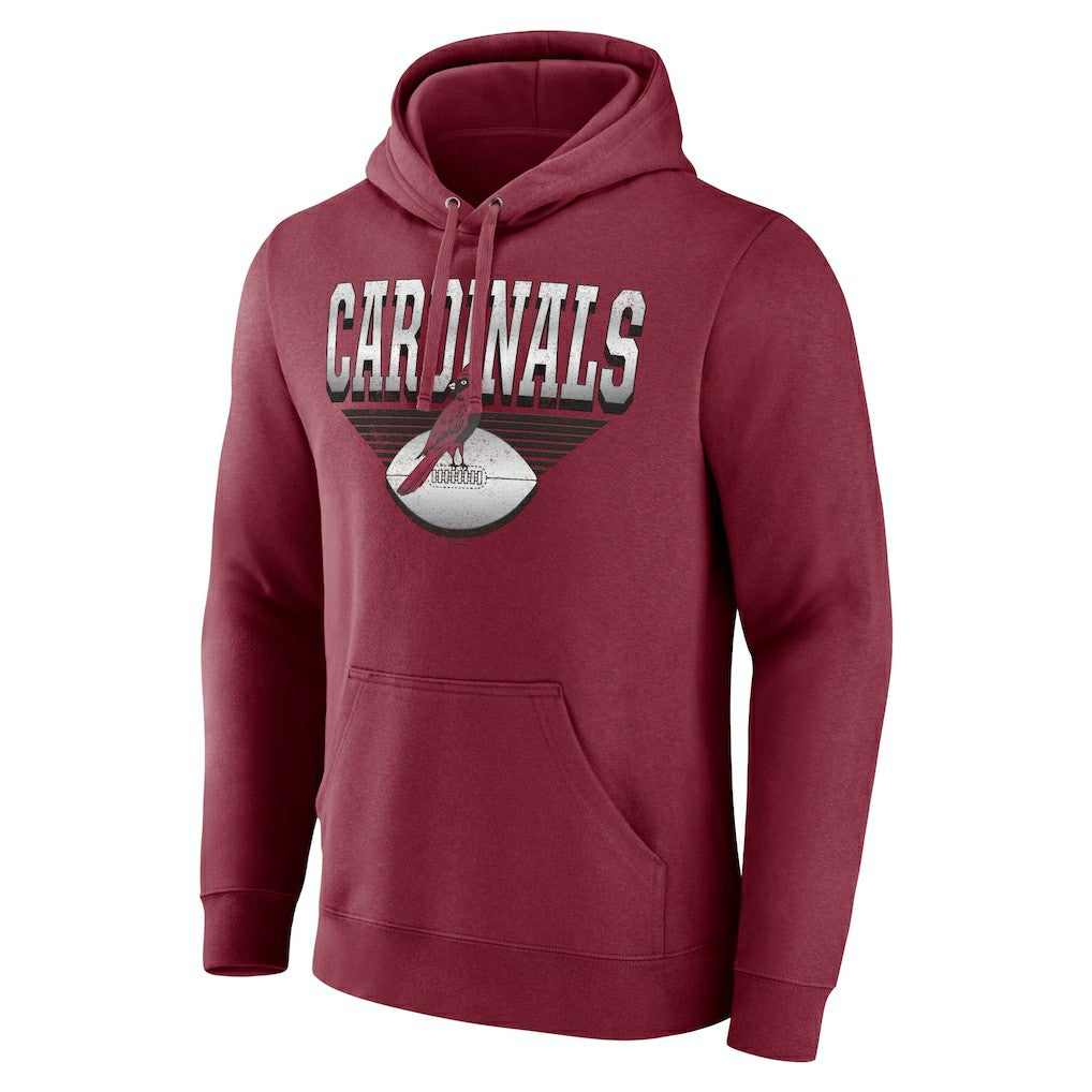 Arizona Cardinals Geometric Chrome Pullover Hoodie - Cardinal online