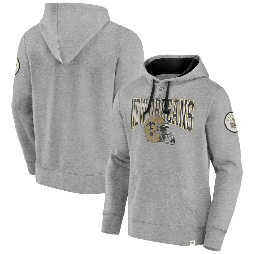 New Orleans Saints Label Maker Pullover Hoodie - Black for sale