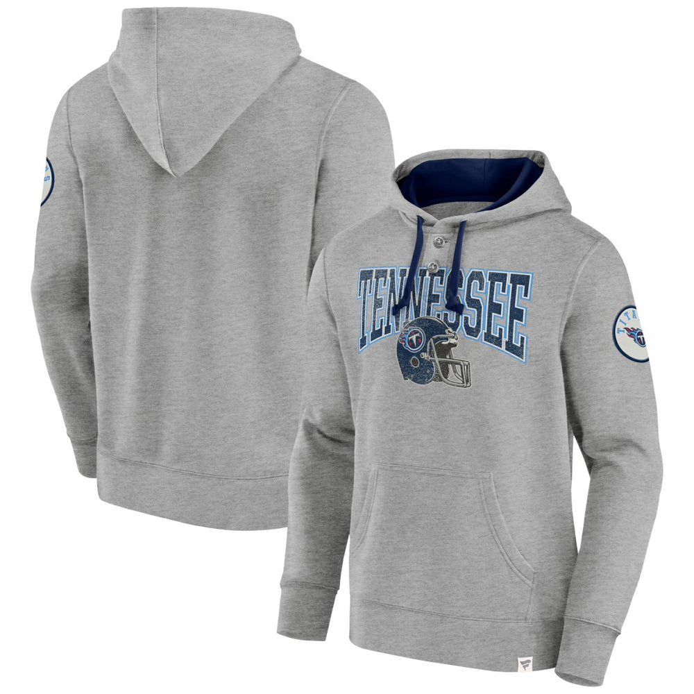 Tennessee Titans Label Maker Pullover Hoodie - Heather Gray for sale