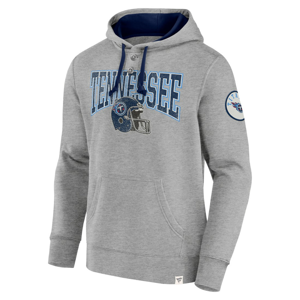 Tennessee Titans Label Maker Pullover Hoodie - Heather Gray for sale