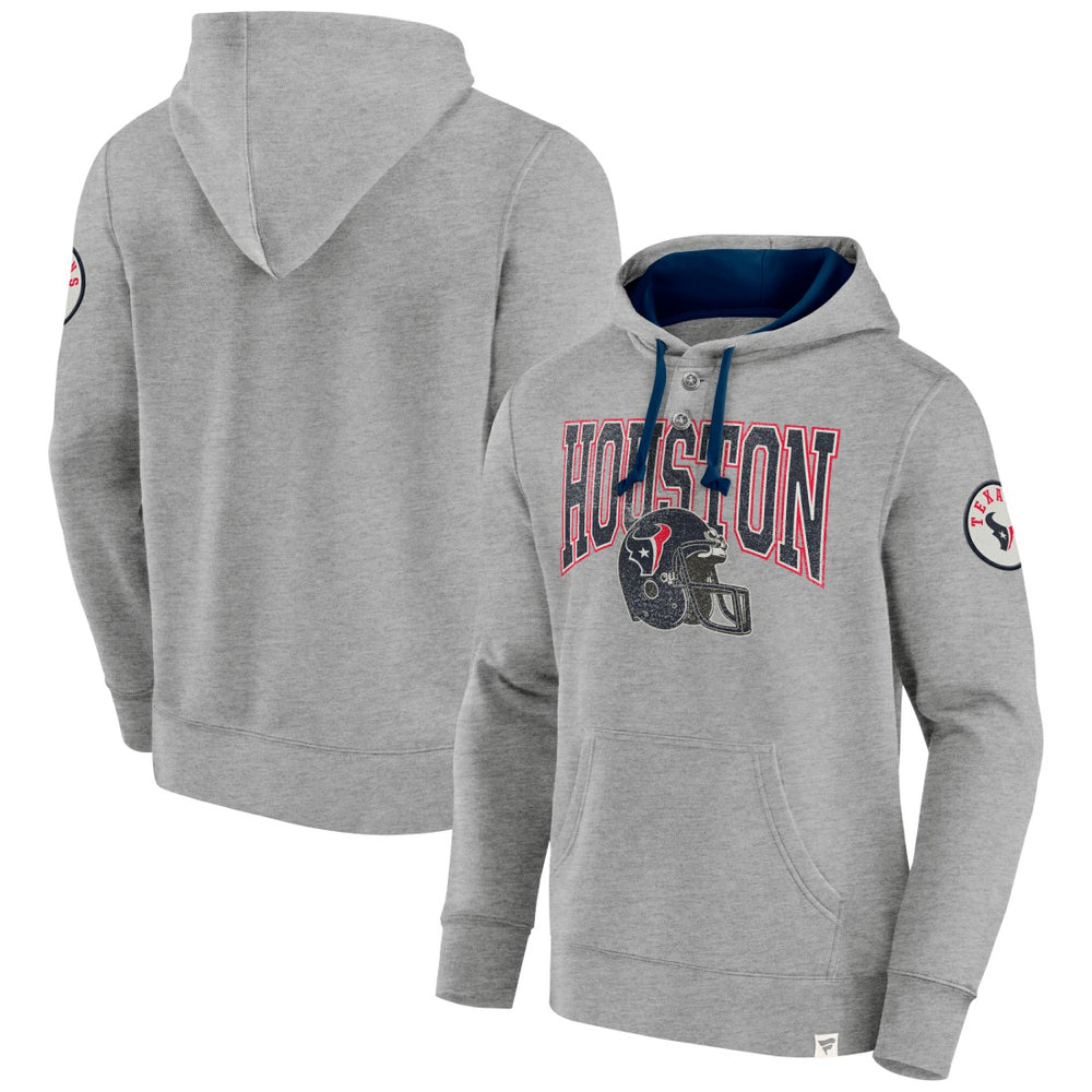 Houston Texans Label Maker Pullover Hoodie - Heather Gray online