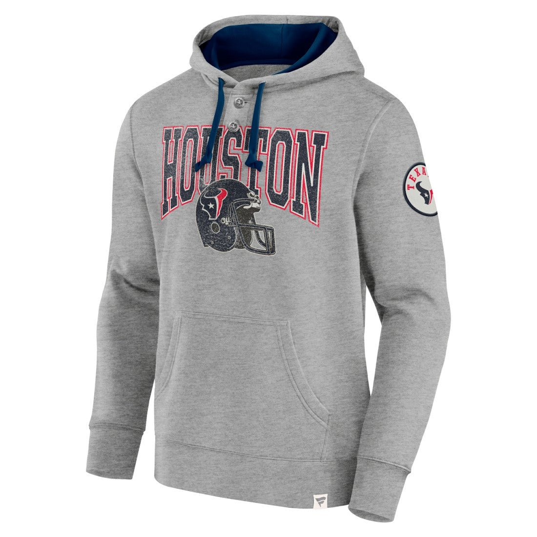 Houston Texans Label Maker Pullover Hoodie - Heather Gray online