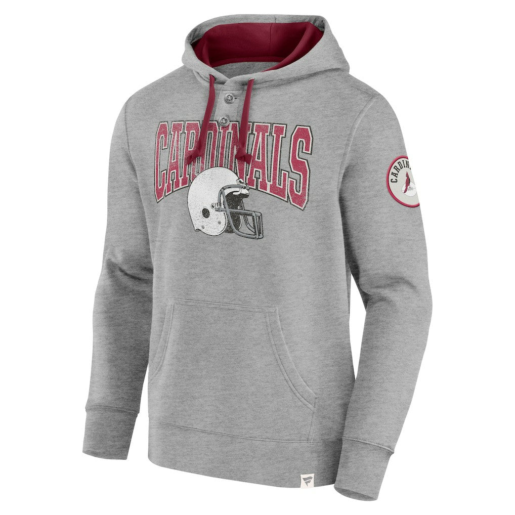 Arizona Cardinals Label Maker Pullover Hoodie - Heather Gray for sale