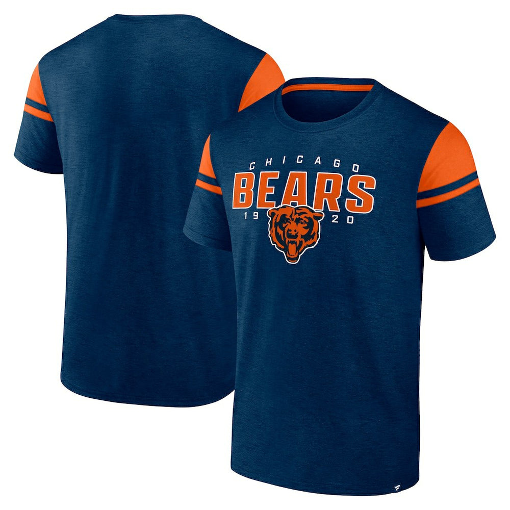 Chicago Bears Old School Play Slub T-Shirt - Navy cheap
