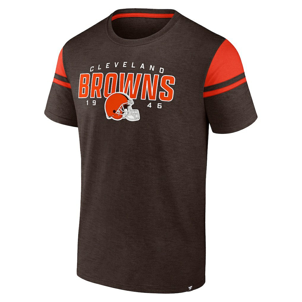 Cleveland Browns Old School Play Slub T-Shirt - Brown cheap
