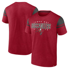 Tampa Bay Buccaneers Old School Play Slub T-Shirt - Red for sale