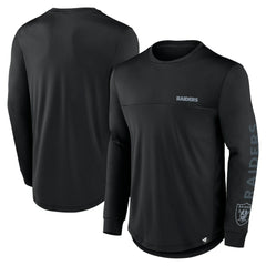 Las Vegas Raiders Blackout Long Sleeve T-Shirt - Black cheap