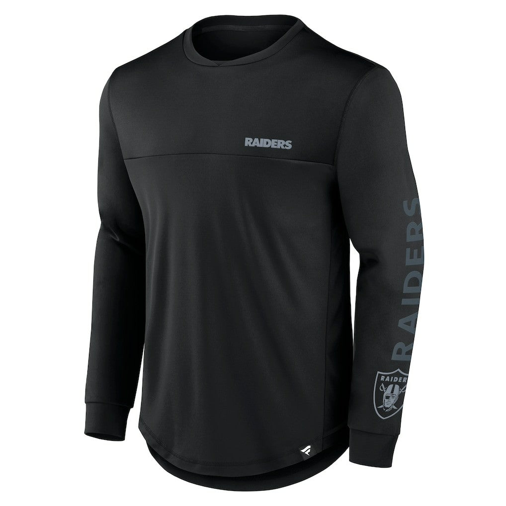 Las Vegas Raiders Blackout Long Sleeve T-Shirt - Black cheap