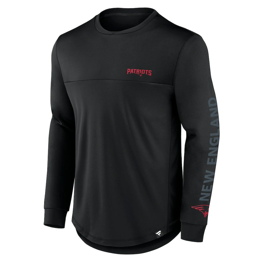 New England Patriots Blackout Long Sleeve T-Shirt - Black for sale