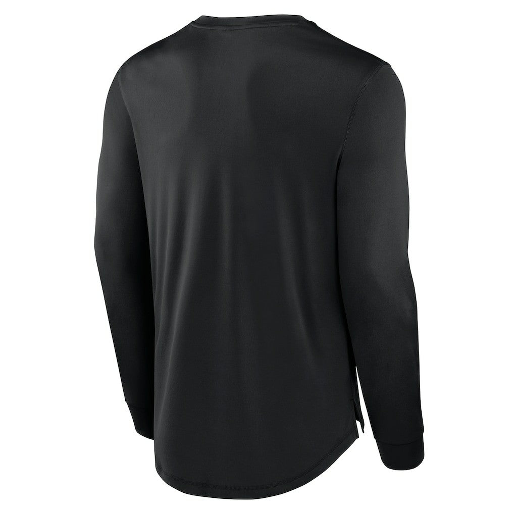 New Orleans Saints Blackout Long Sleeve T-Shirt - Black online
