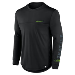 Seattle Seahawks Blackout Long Sleeve T-Shirt - Black for sale