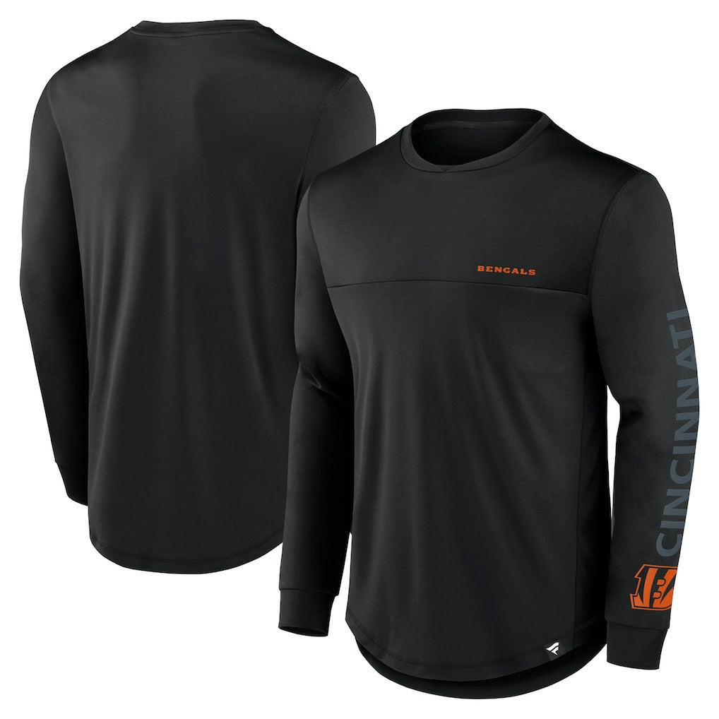 Cincinnati Bengals Blackout Long Sleeve T-Shirt - Black on sale