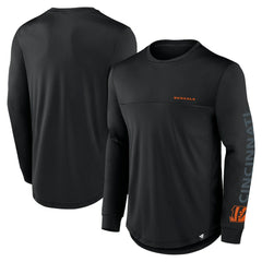 Cincinnati Bengals Blackout Long Sleeve T-Shirt - Black on sale