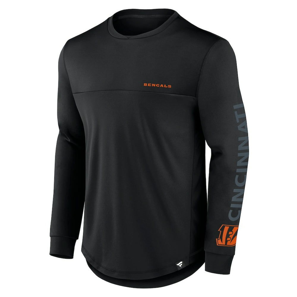 Cincinnati Bengals Blackout Long Sleeve T-Shirt - Black on sale
