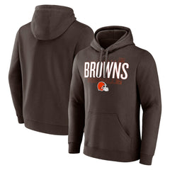 Cleveland Browns Pylon Outline Pullover Hoodie - Brown outlet