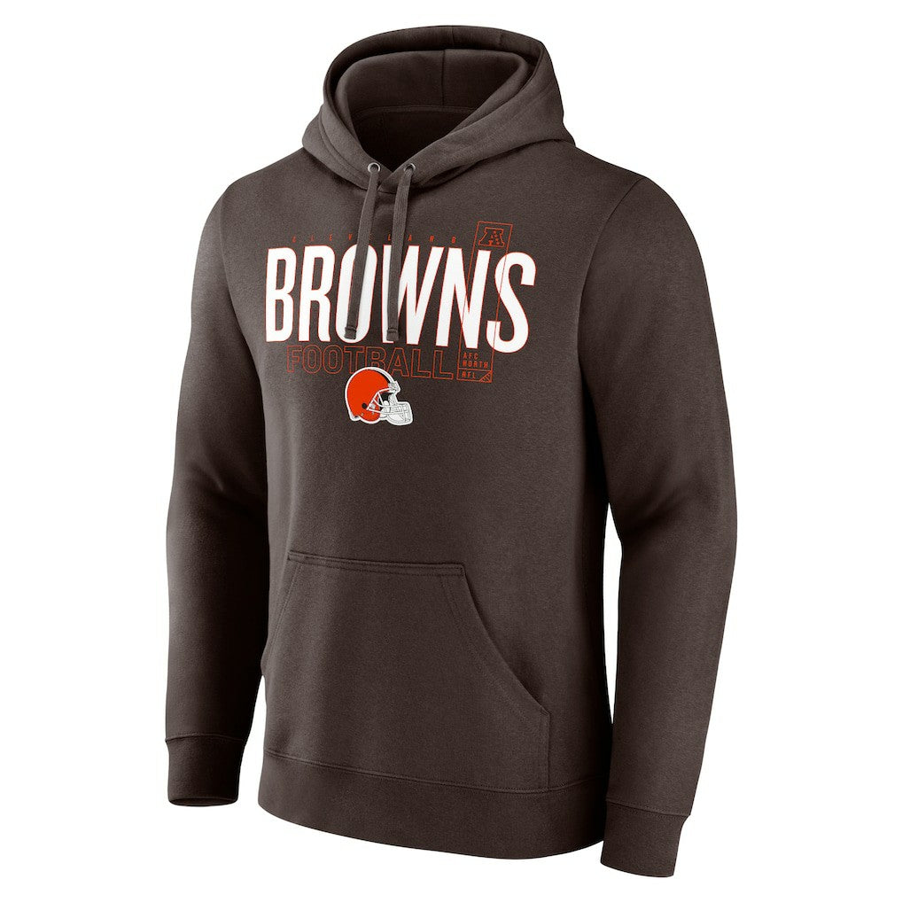 Cleveland Browns Pylon Outline Pullover Hoodie - Brown outlet