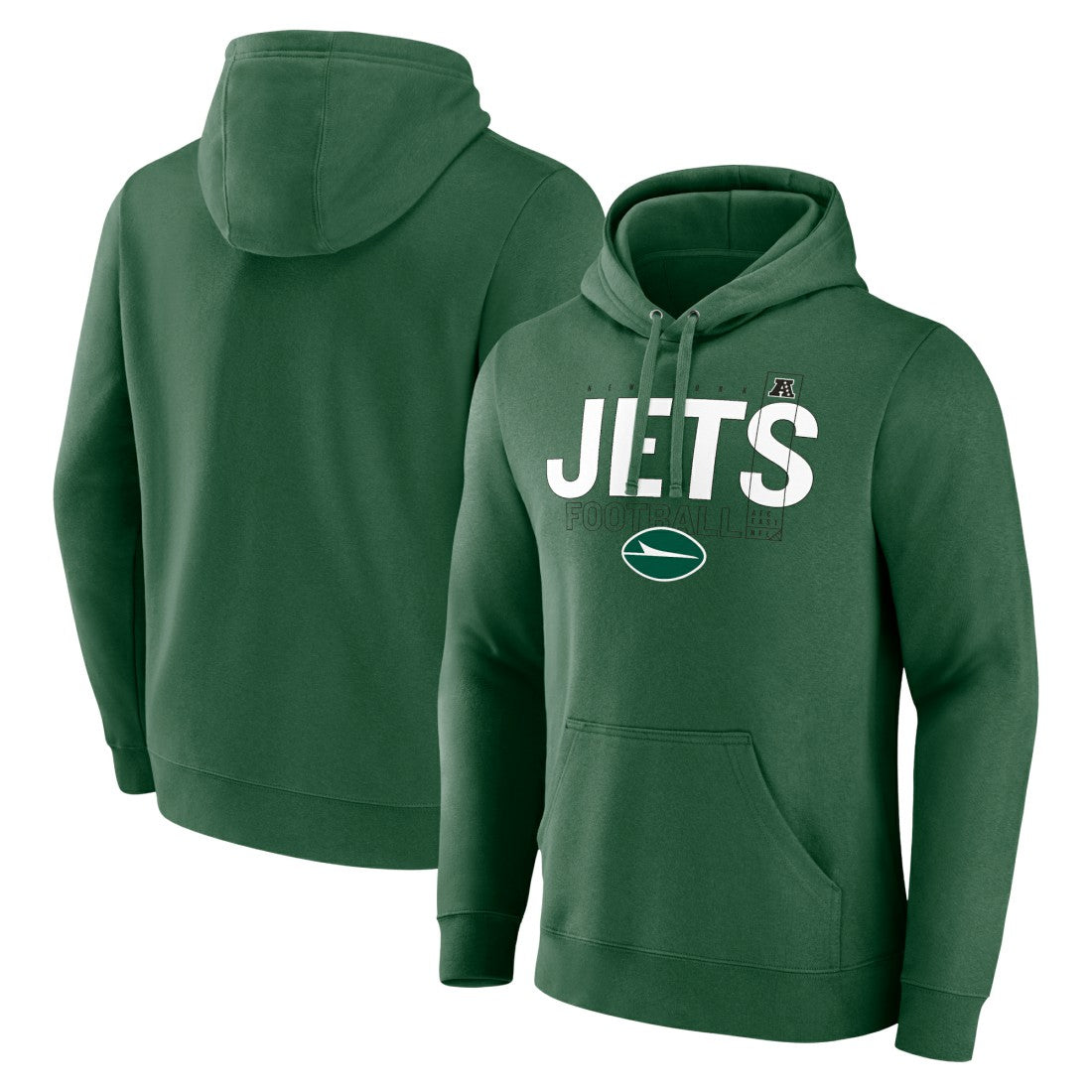 New York Jets Pylon Outline Pullover Hoodie - Green discount