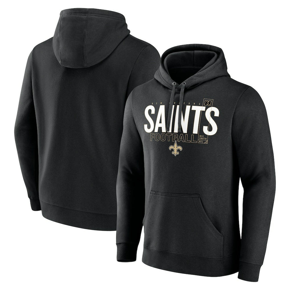 New Orleans Saints Pylon Outline Pullover Hoodie - Black for sale