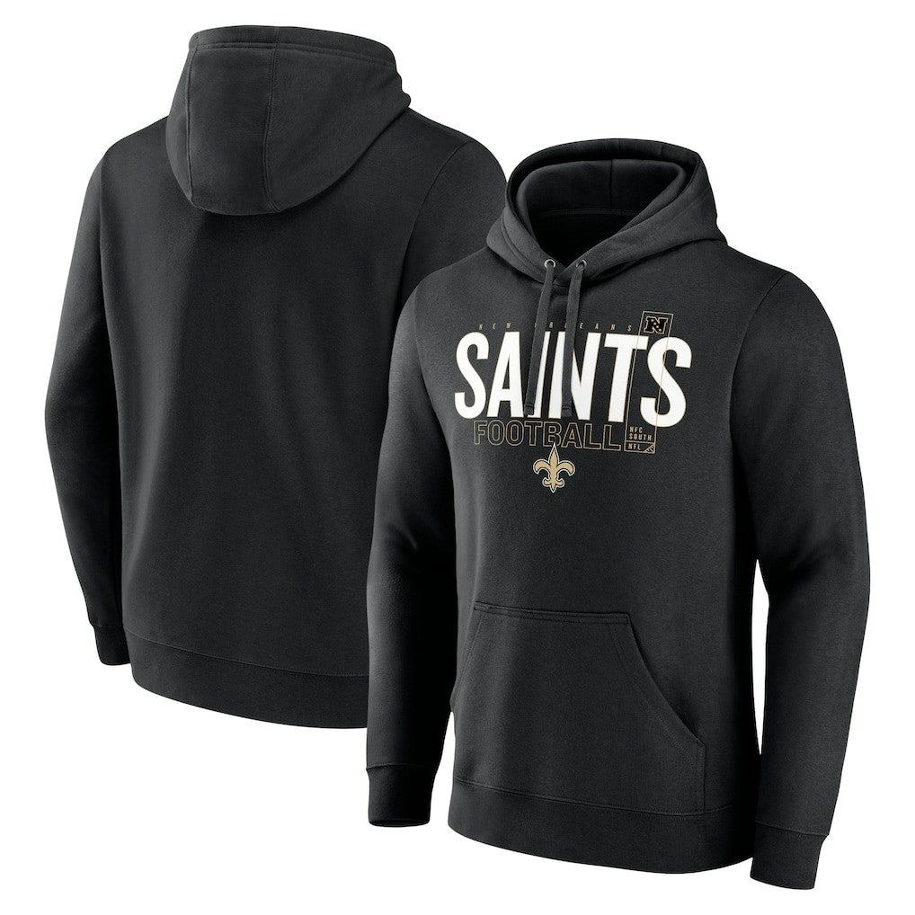 New Orleans Saints Pylon Outline Pullover Hoodie - Black for sale