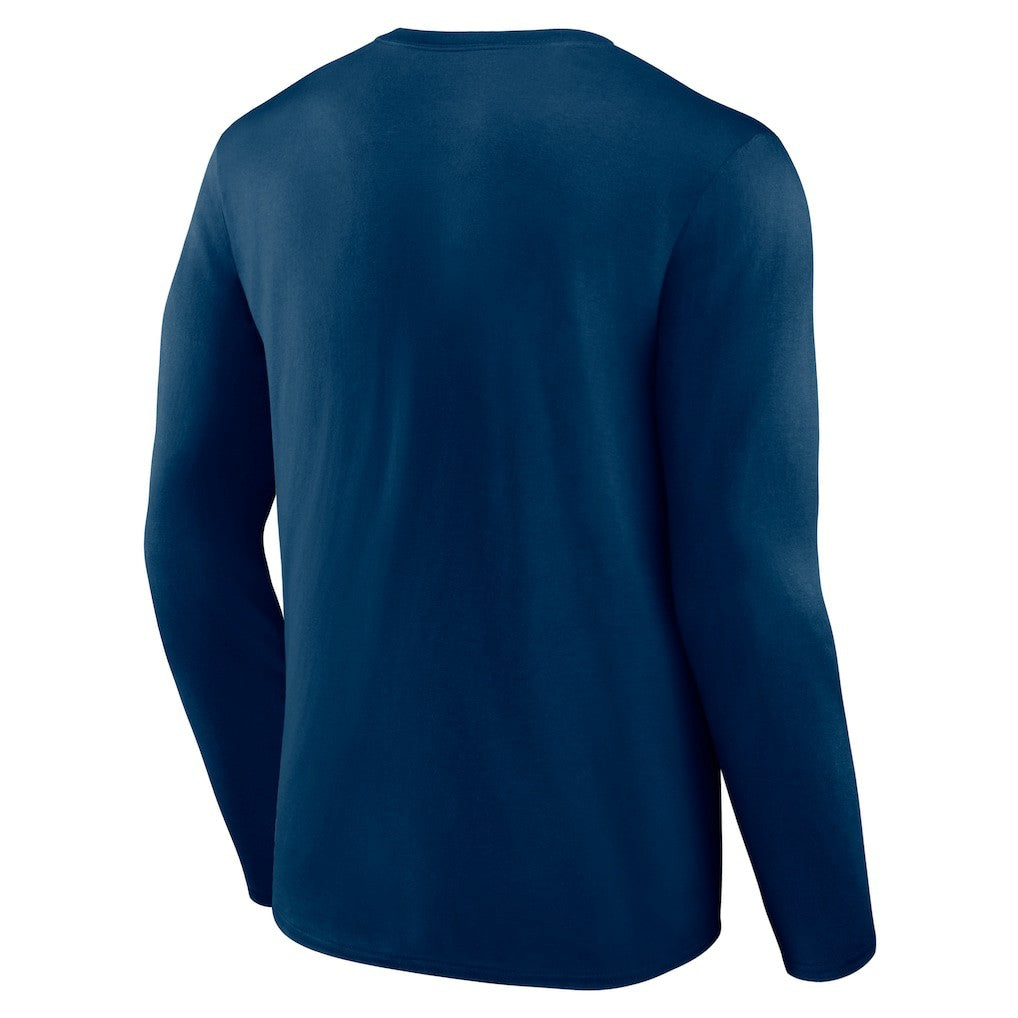 Houston Texans Stat Sheet Long Sleeve T-Shirt - Navy on sale