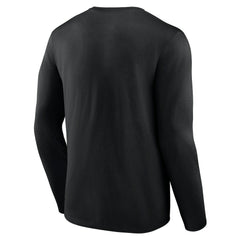Las Vegas Raiders Stat Sheet Long Sleeve T-Shirt - Black cheap