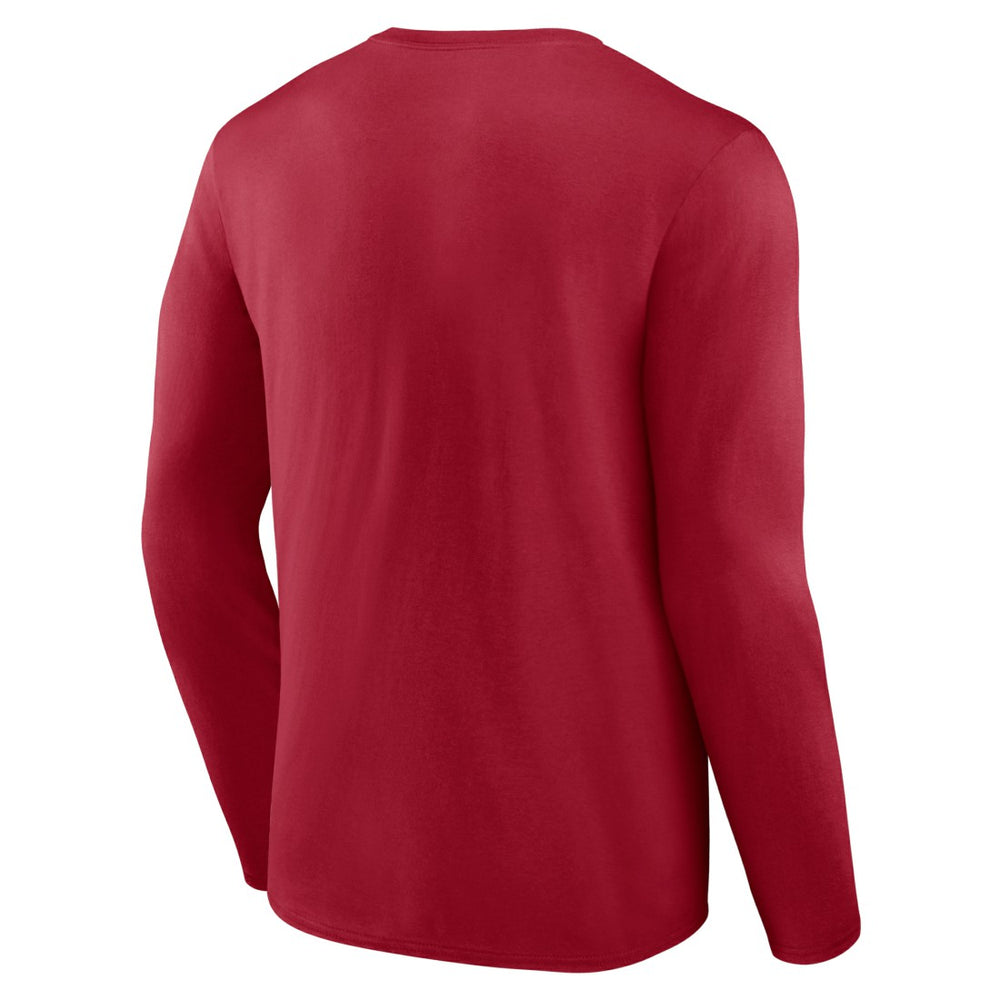 Tampa Bay Buccaneers Stat Sheet Long Sleeve T-Shirt - Red on sale