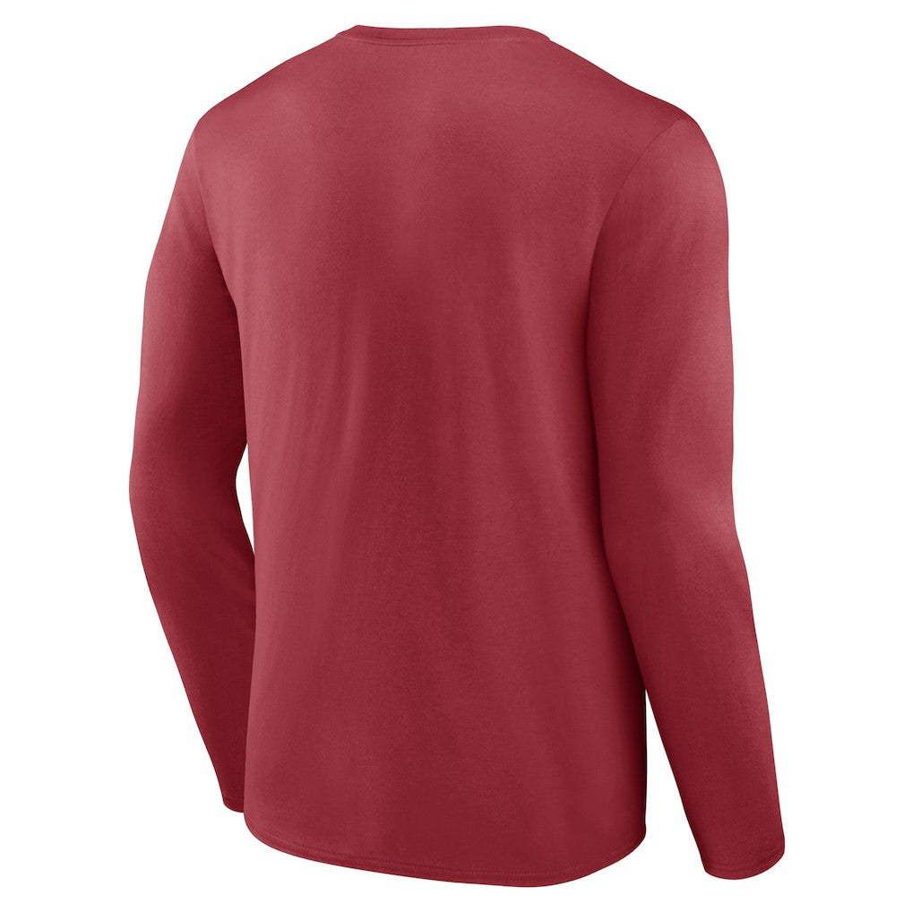 Arizona Cardinals Stat Sheet Long Sleeve T-Shirt - Cardinal sale