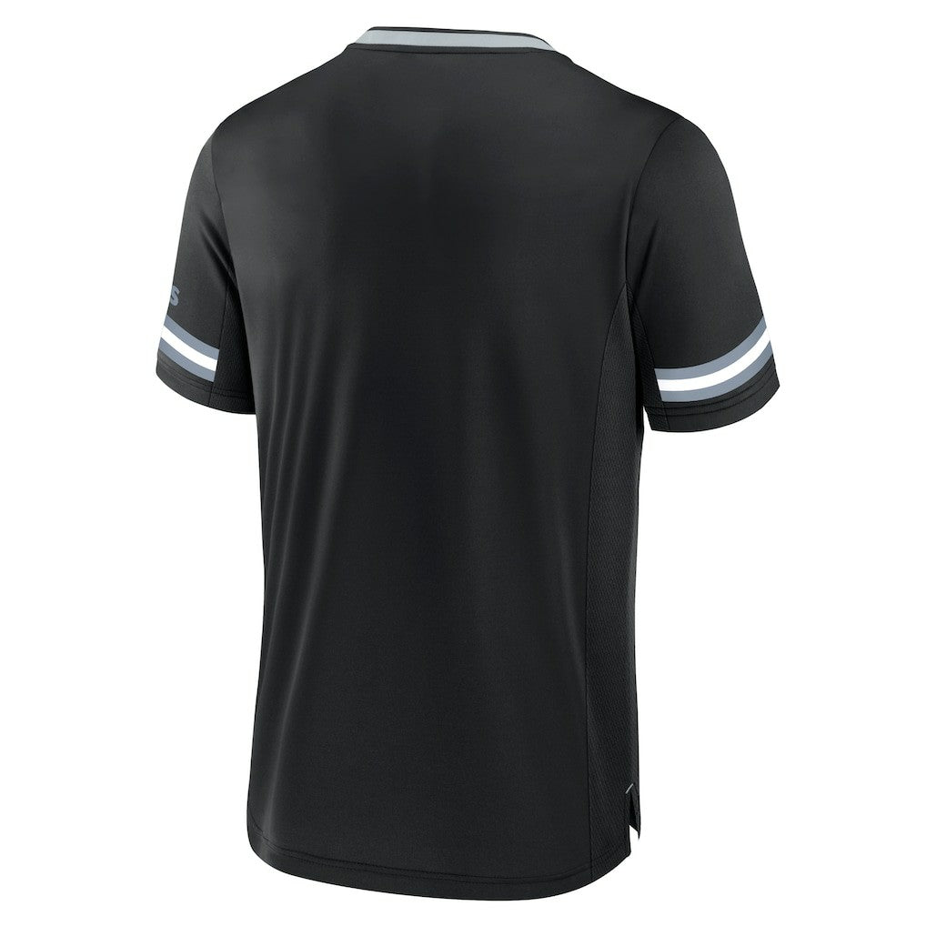 Las Vegas Raiders Stripe Stacking T-Shirt - Black on sale
