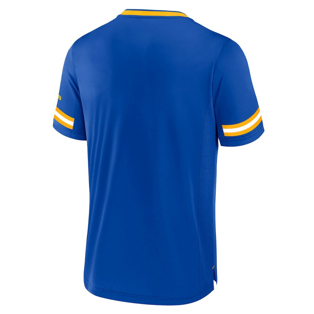 Los Angeles Rams Stripe Stacking T-Shirt - Royal outlet