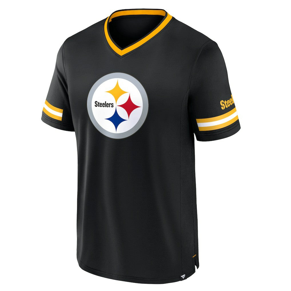 Pittsburgh Steelers Stripe Stacking T-Shirt - Black outlet