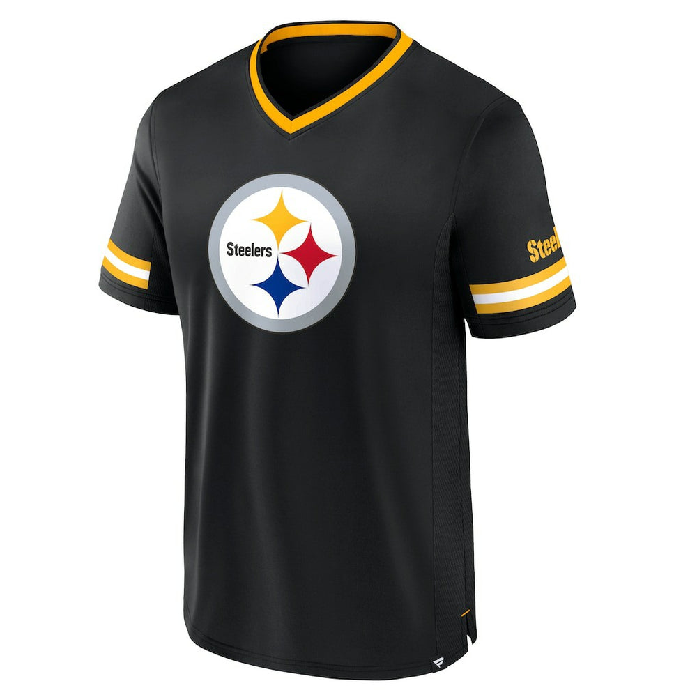 Pittsburgh Steelers Stripe Stacking T-Shirt - Black outlet