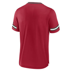 Tampa Bay Buccaneers Stripe Stacking T-Shirt - Red on sale