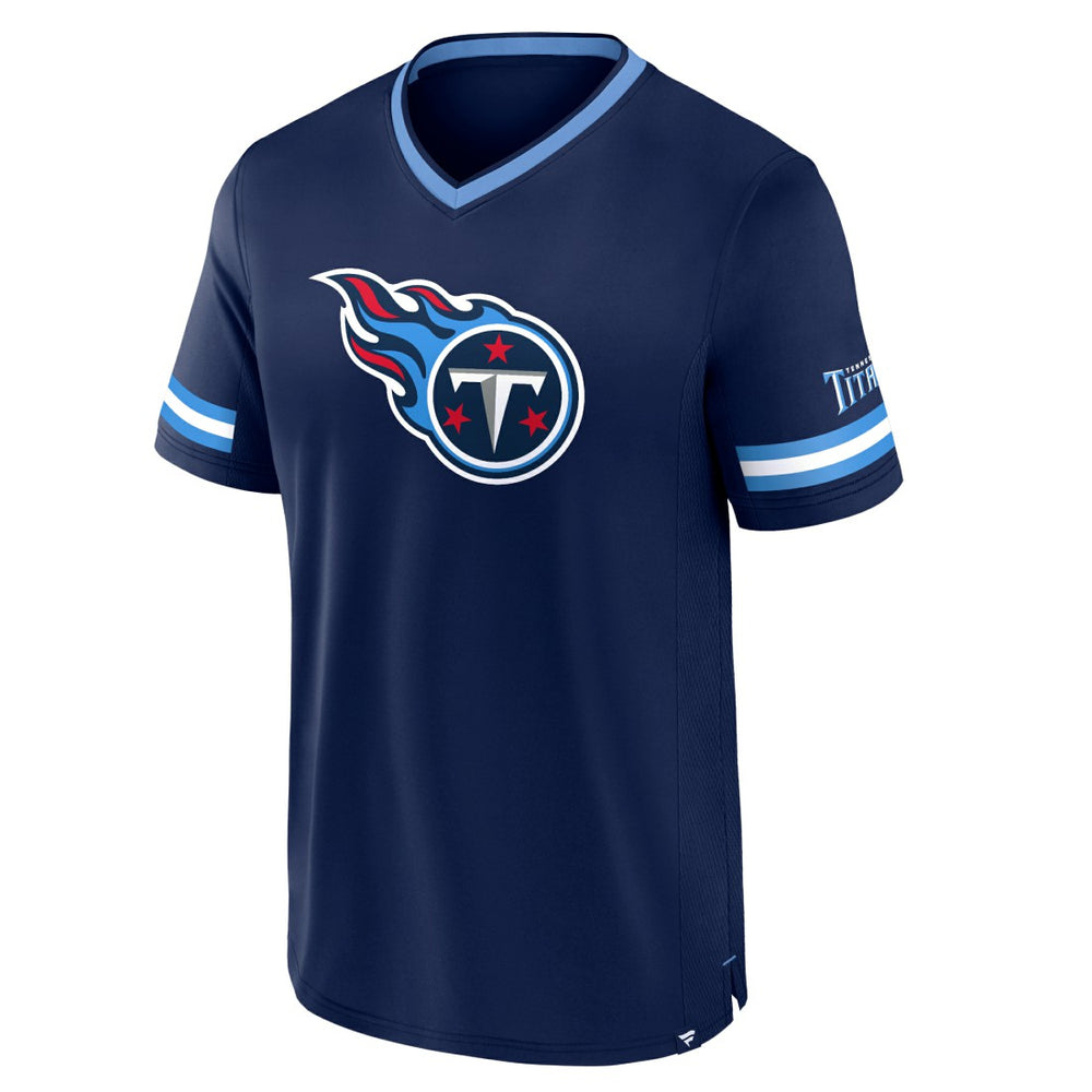 Tennessee Titans Stripe Stacking T-Shirt - Navy discount