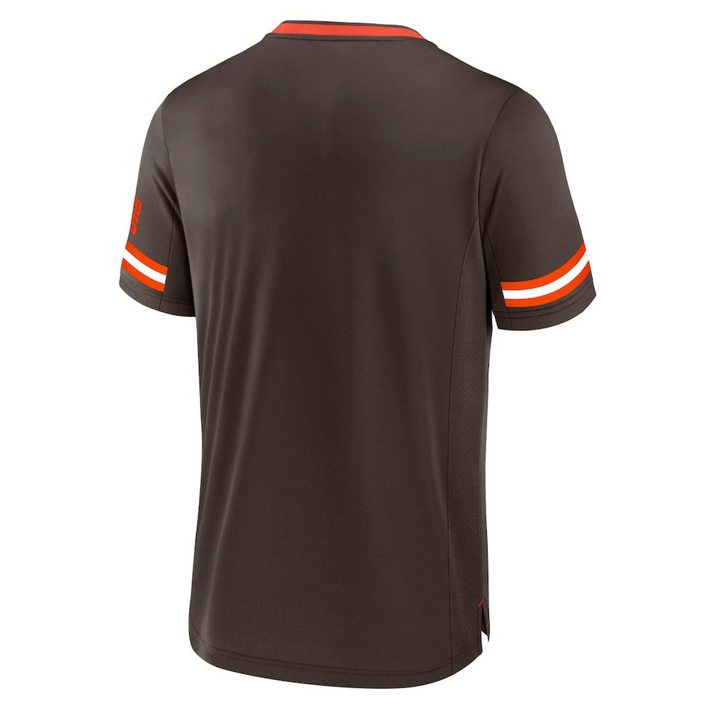 Cleveland Browns Stripe Stacking T-Shirt - Brown online