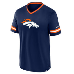 Denver Broncos Stripe Stacking T-Shirt - Navy outlet