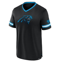 Carolina Panthers Stripe Stacking T-Shirt - Black on sale