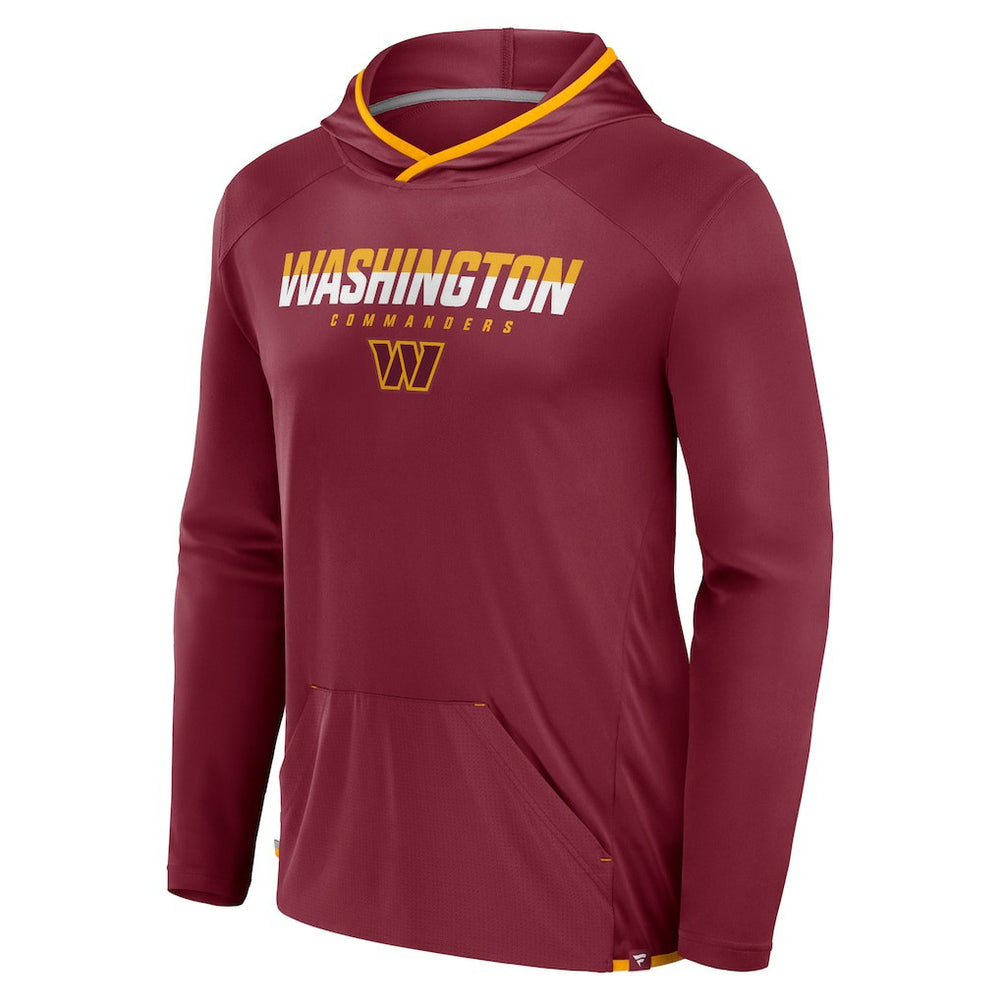 Washington Commanders Transitional Defender Hoodie Long Sleeve T-Shirt - Burgundy cheap