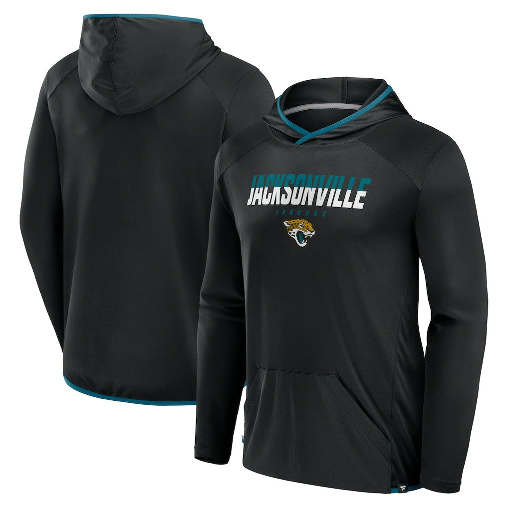 Jacksonville Jaguars Transitional Defender Hoodie Long Sleeve T-Shirt - Black discount