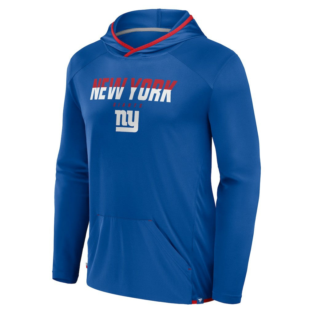 New York Giants Transitional Defender Hoodie Long Sleeve T-Shirt - Royal for sale