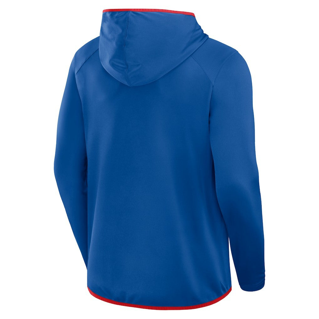 New York Giants Transitional Defender Hoodie Long Sleeve T-Shirt - Royal for sale