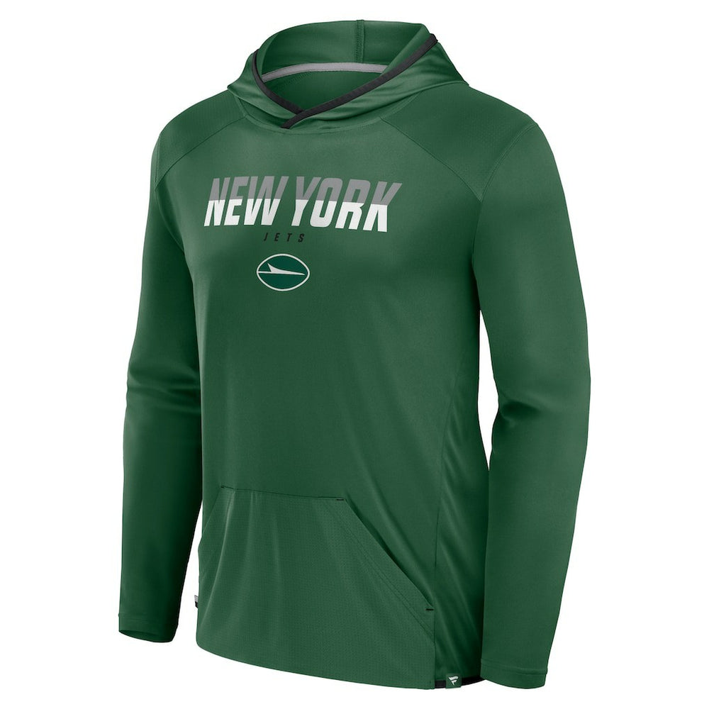 New York Jets Transitional Defender Hoodie Long Sleeve T-Shirt - Green for sale