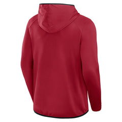 San Francisco 49ers Transitional Defender Hoodie Long Sleeve T-Shirt - Scarlet sale