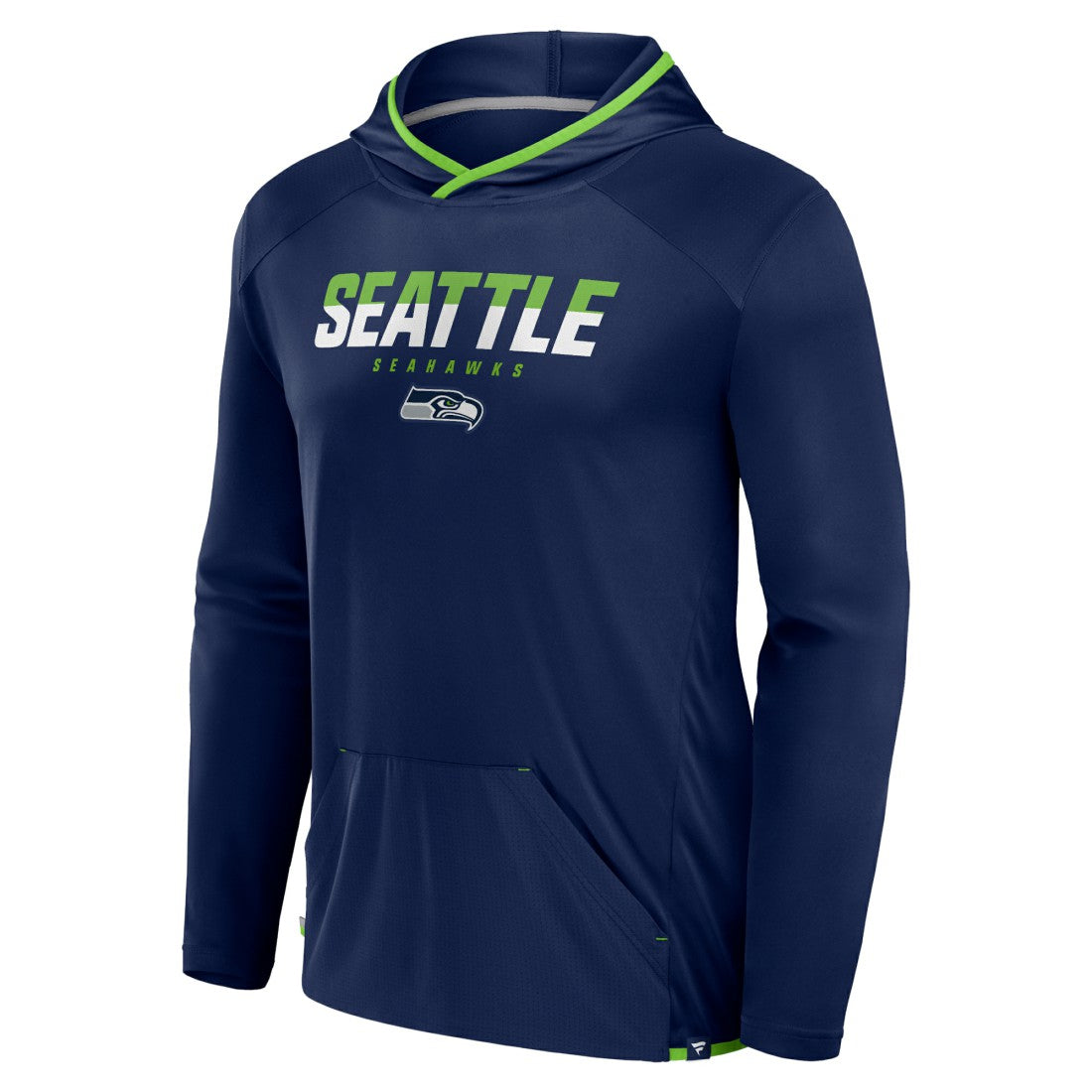 Seattle Seahawks Transitional Defender Hoodie Long Sleeve T-Shirt - College Navy outlet